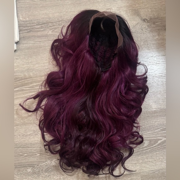 Synthetic Purple Wig - Picture 7 of 17